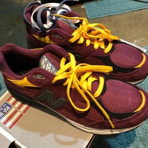 New balance. Burgundy and gold  limited edition